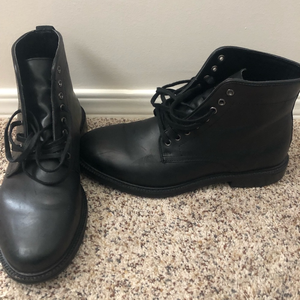 Men’s Lace Up Boots (black)